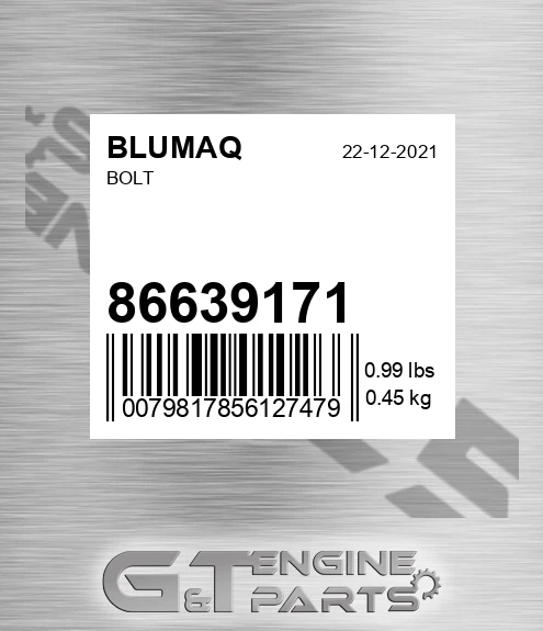 86639171 BLUMAQ Bolt
