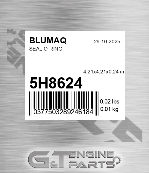 5H-8624 Seal O-ring for BLUMAQ