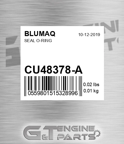 CU48378A BLUMAQ Seal O-ring