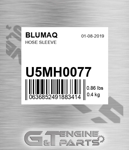 U5MH0077 Hose Sleeve for BLUMAQ