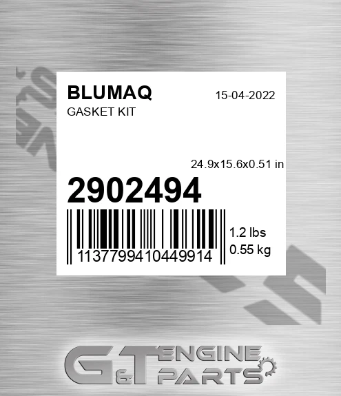 290-2494 Gasket Kit for BLUMAQ