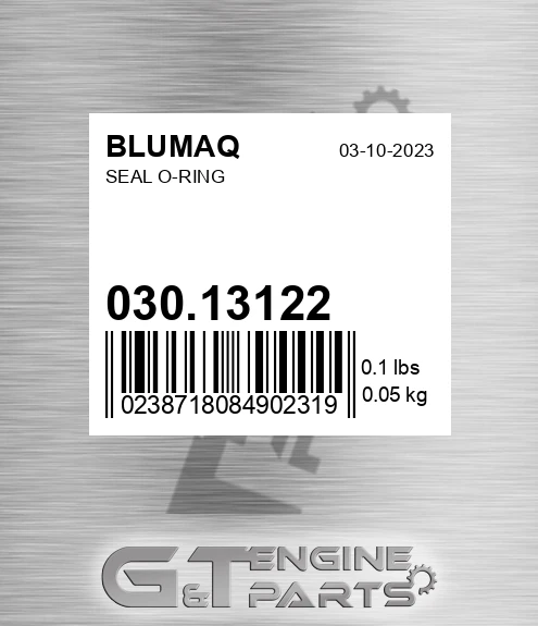 030.13122 Seal O-ring for BLUMAQ
