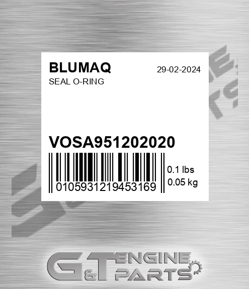 VOSA9512-02020 Seal O-ring for BLUMAQ