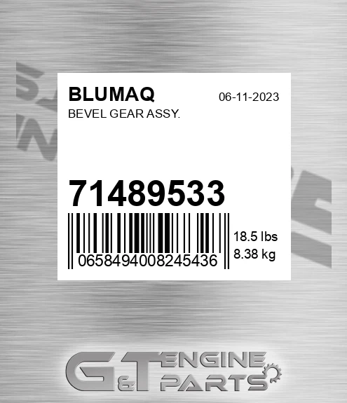 71489533 Bevel Gear Assy.
