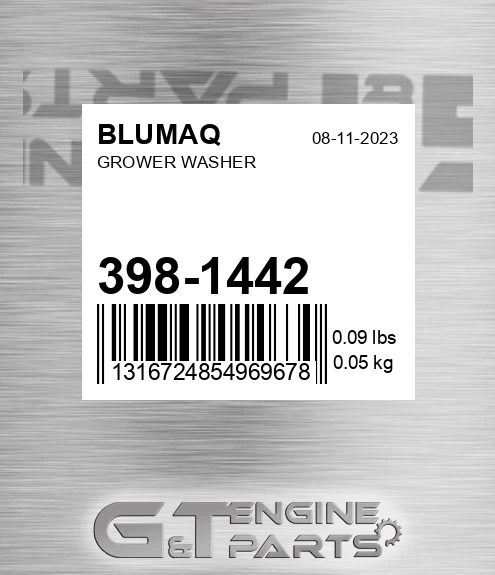 398-1442 Grower Washer