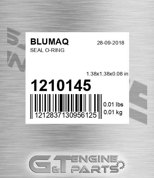 121-0145 Seal O-ring for BLUMAQ