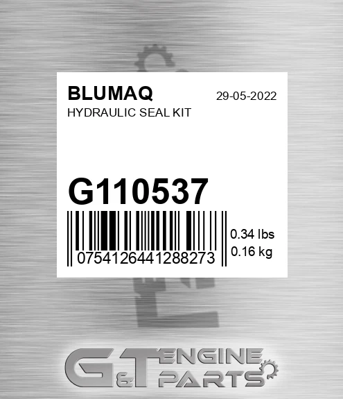 G110537 Hydraulic Seal Kit