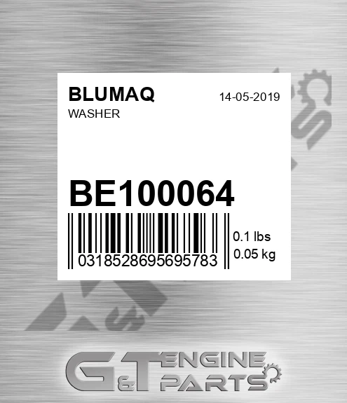 BE100064 Washer for BLUMAQ
