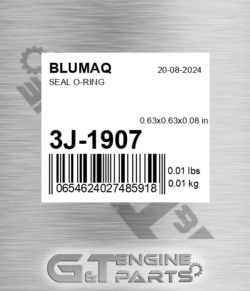 3J-1907 Seal O-ring for BLUMAQ