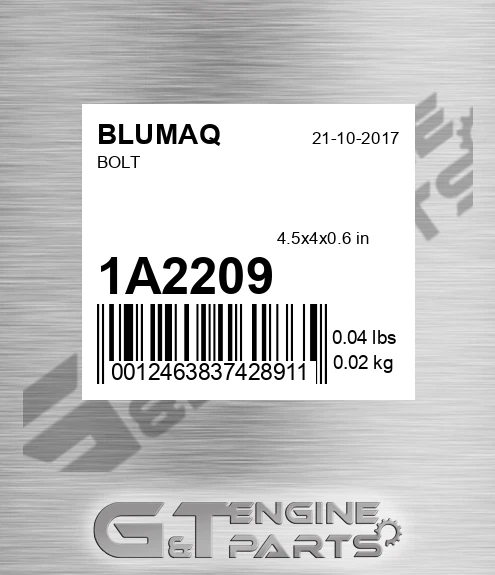 1A-2209 Bolt for BLUMAQ