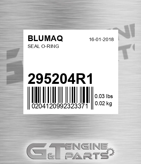 295204R1 Seal O-ring