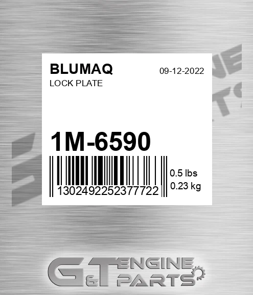 1M-6590 Lock Plate for BLUMAQ