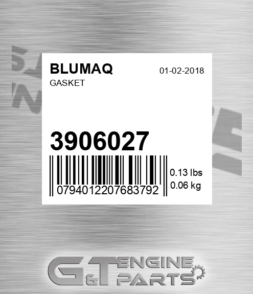 3906027 BLUMAQ Gasket
