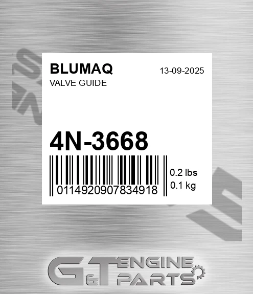 4N-3668 Valve Guide for BLUMAQ