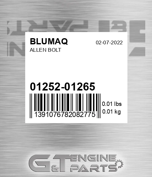 01252-01265 Allen Bolt for BLUMAQ