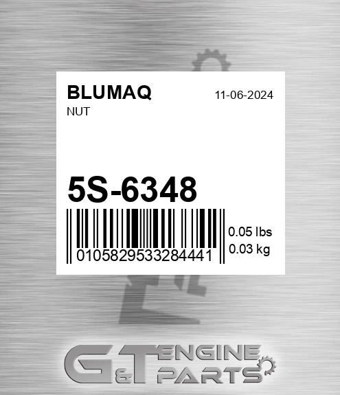 5S-6348 Nut for BLUMAQ