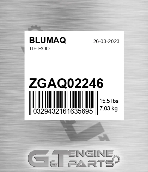 ZGAQ02246 Tie Rod for BLUMAQ