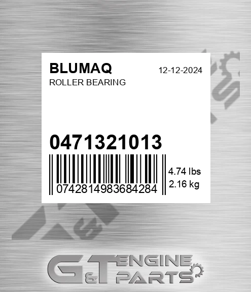 0471321013 Roller Bearing for BLUMAQ
