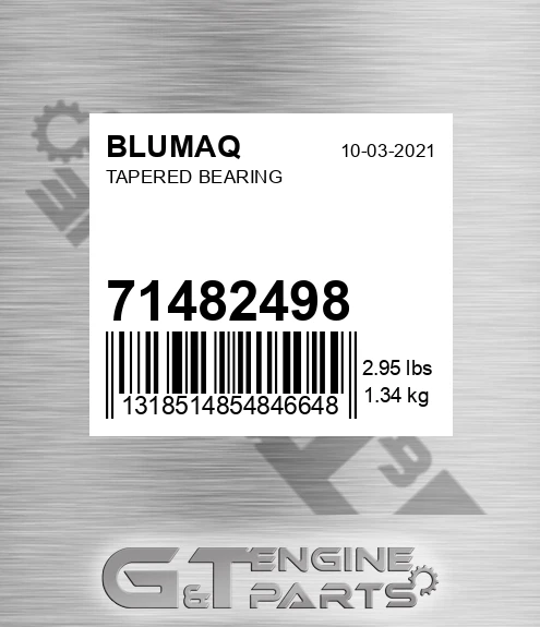 71482498 Tapered Bearing