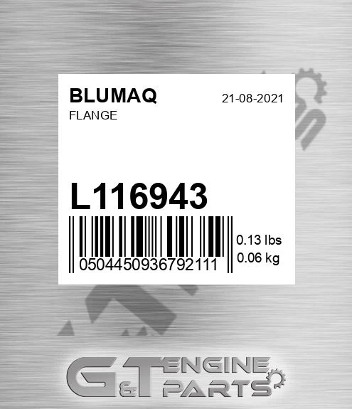 L116943 Flange for BLUMAQ