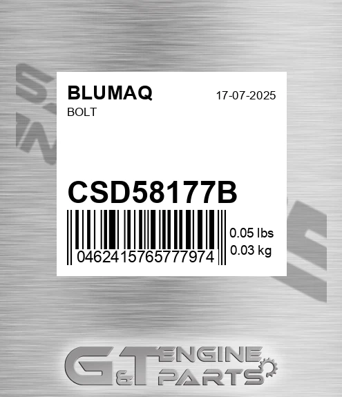 CSD58177B BLUMAQ Bolt