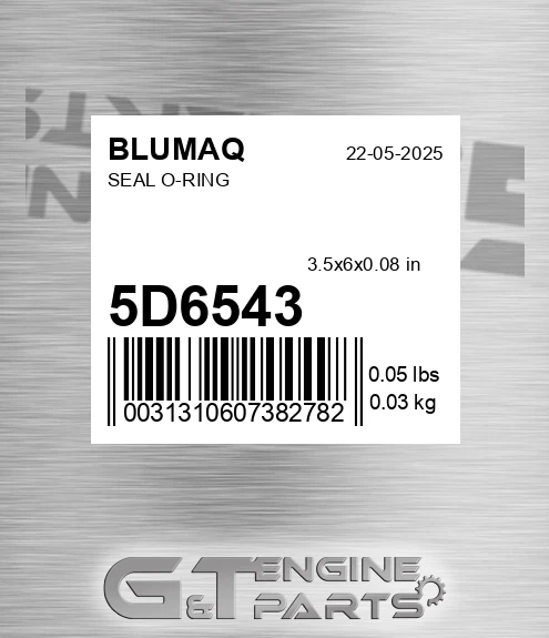 5D-6543 Seal O-ring for BLUMAQ