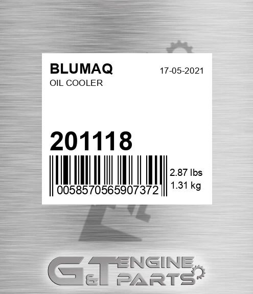 201118 BLUMAQ Oil Cooler