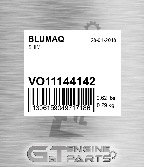 VO11144142 Shim for BLUMAQ