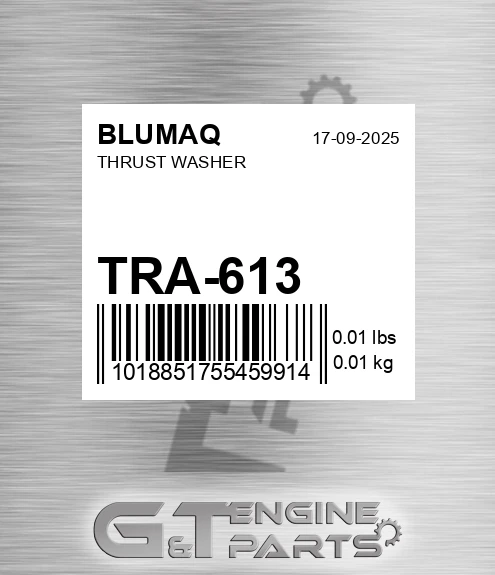 TRA-613 Thrust Washer for BLUMAQ
