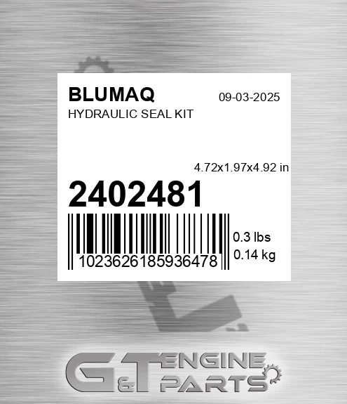 240-2481 Hydraulic Seal Kit for BLUMAQ