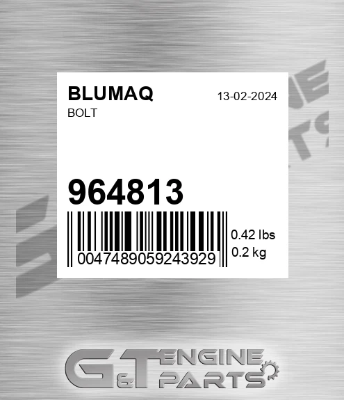 964813 BLUMAQ Bolt