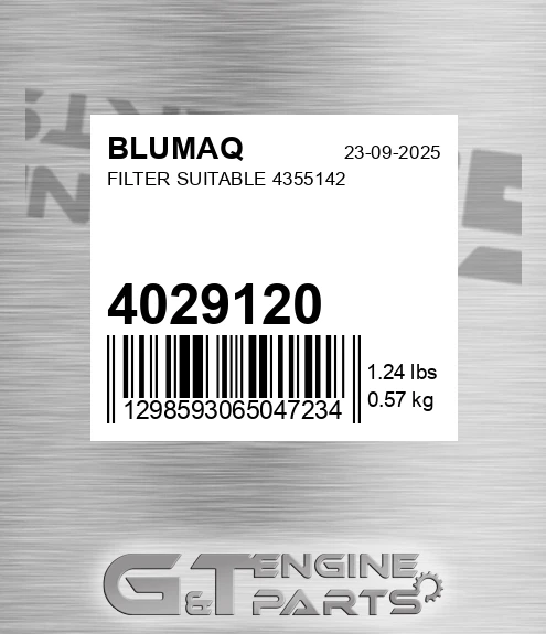4029120 Filter Suitable 4355142 for BLUMAQ