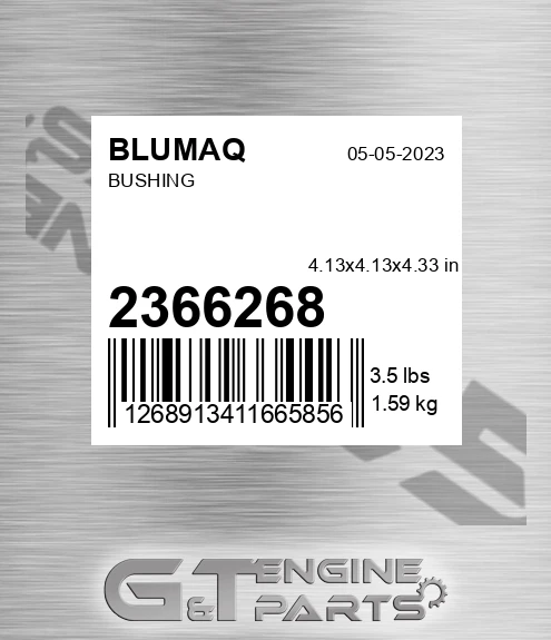 236-6268 Bushing for BLUMAQ