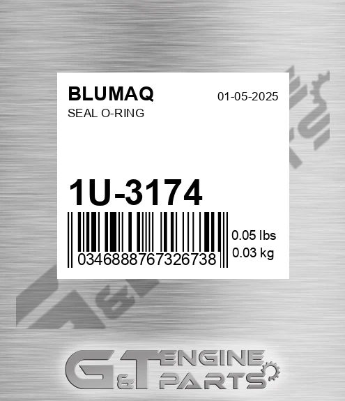 1U-3174 Seal O-ring for BLUMAQ