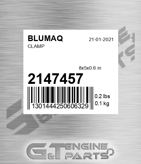 214-7457 Clamp for BLUMAQ