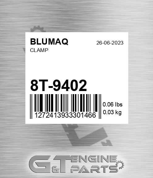 8T-9402 Clamp for BLUMAQ