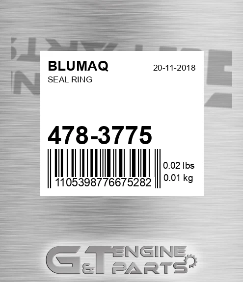 478-3775 BLUMAQ Seal Ring