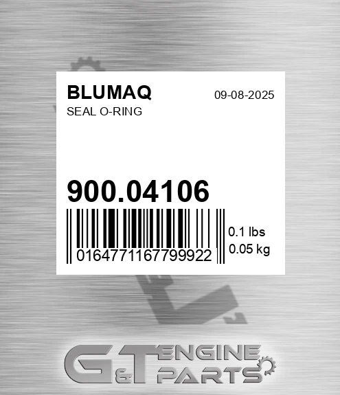 900.04106 Seal O-ring for BLUMAQ