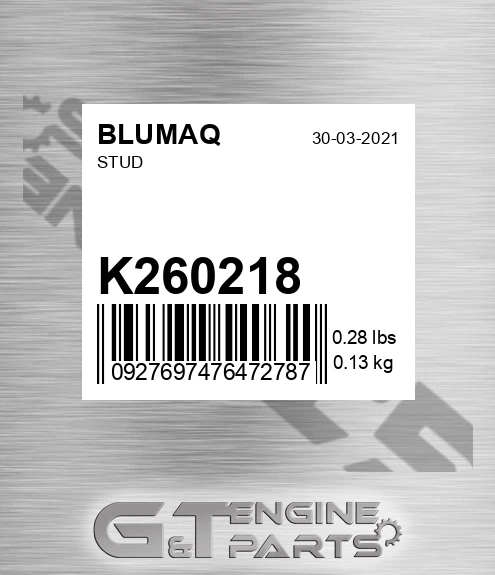 K260218 Stud