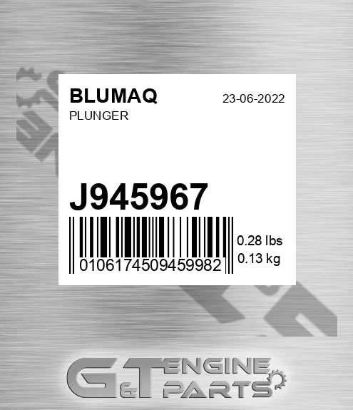 J945967 BLUMAQ Plunger