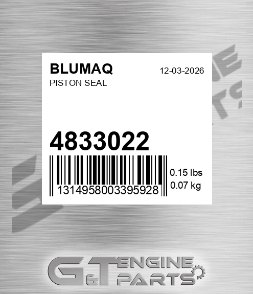 4833022 Piston Seal for BLUMAQ