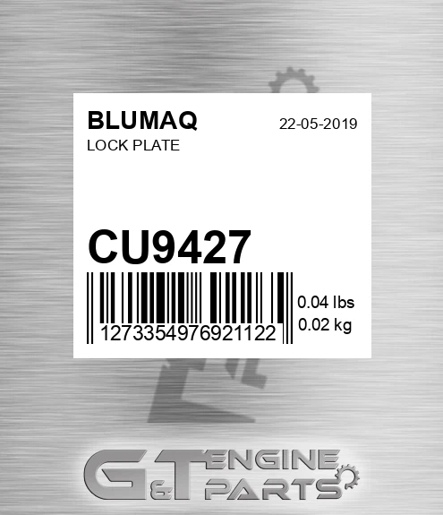 CU9427 Lock Plate