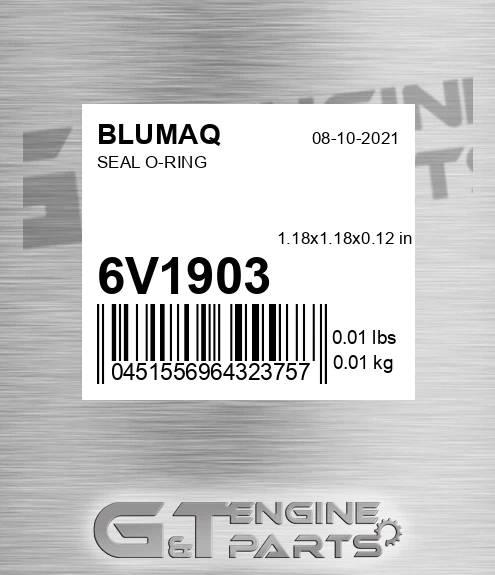 6V-1903 Seal O-ring for BLUMAQ