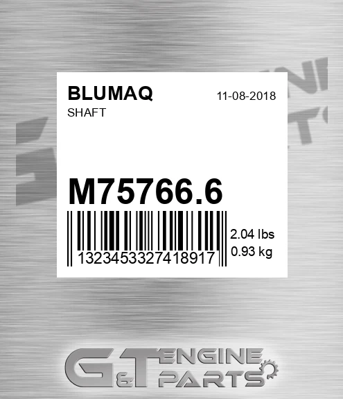 M75766.6 Shaft