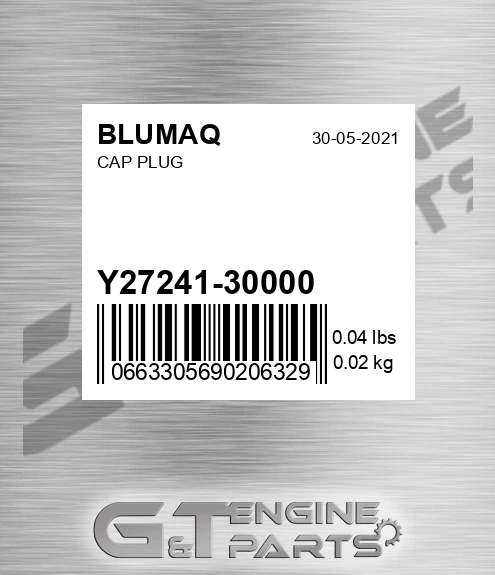 Y27241-30000 Cap Plug
