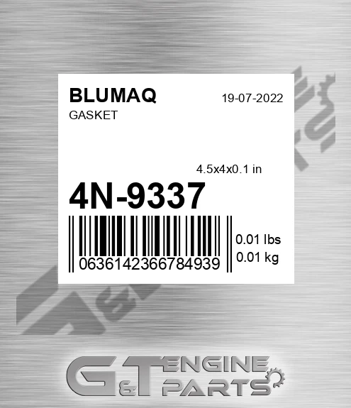 4N-9337 Gasket for BLUMAQ