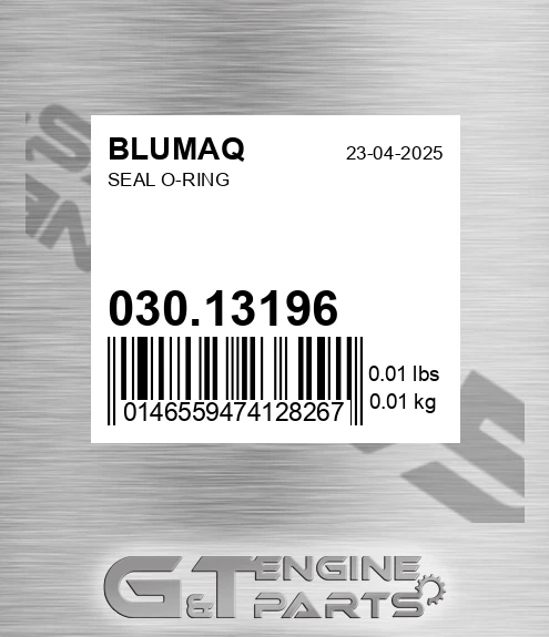 030.13196 Seal O-ring for BLUMAQ