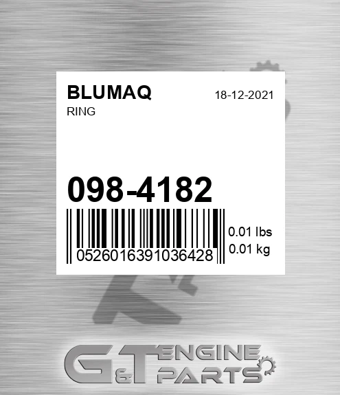 098-4182 Ring for BLUMAQ