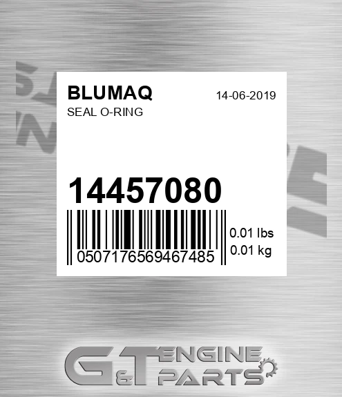 14457080 Seal O-ring