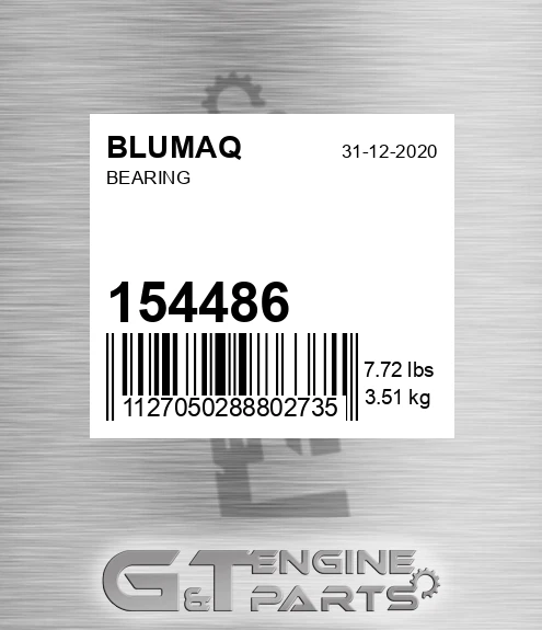 154486 Bearing for BLUMAQ